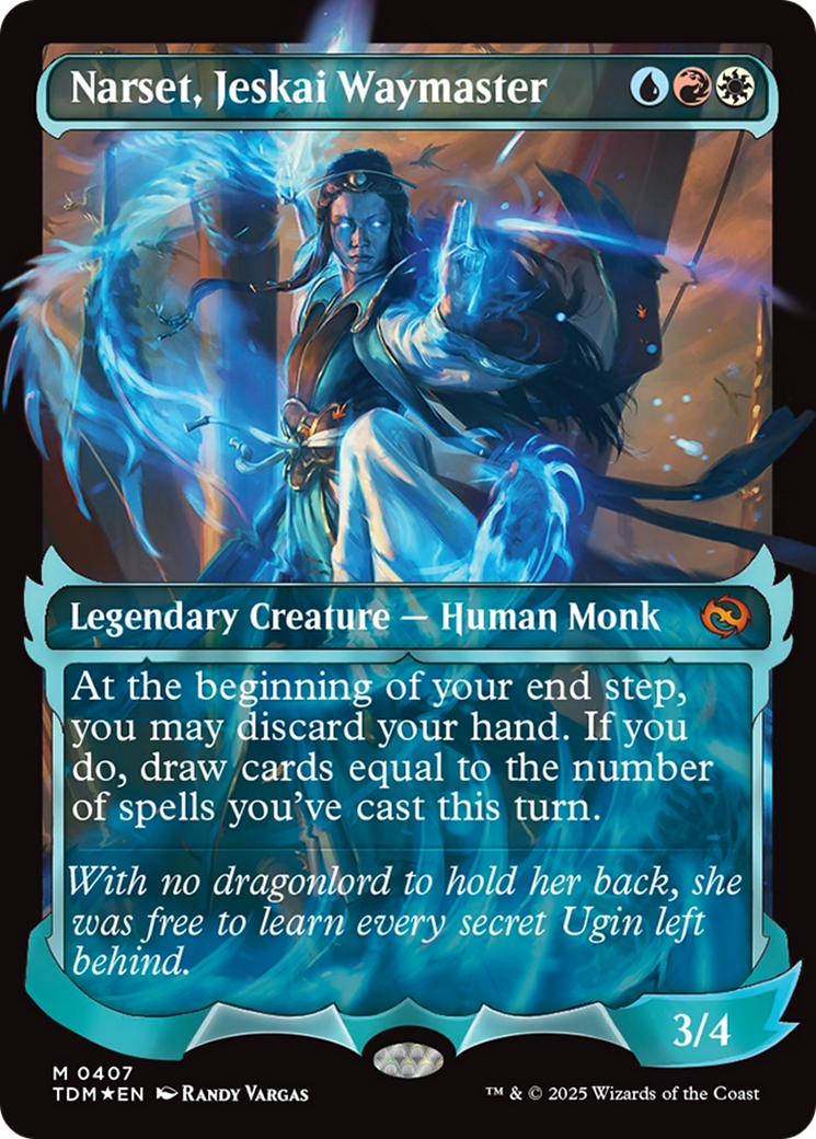 Narset, Jeskai Waymaster (Showcase) [Tarkir: Dragonstorm] | The CG Realm