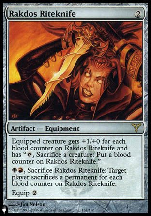 Rakdos Riteknife [The List] | The CG Realm