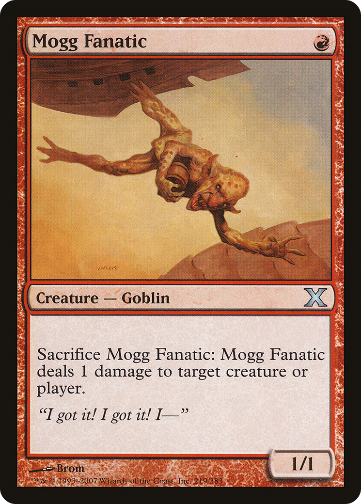 Mogg Fanatic (10E-219) - Tenth Edition