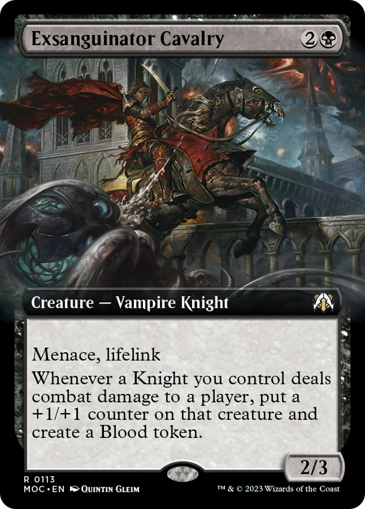 Exsanguinator Cavalry (Extended Art) [March of the Machine Commander] | The CG Realm
