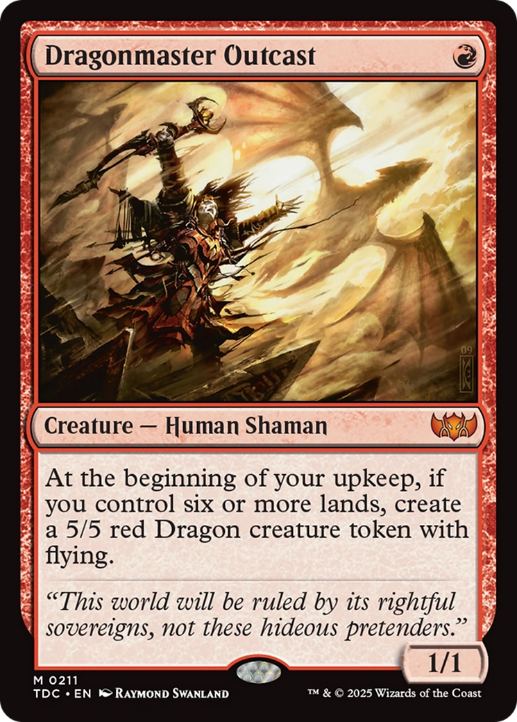 Dragonmaster Outcast [Tarkir: Dragonstorm Commander] | The CG Realm