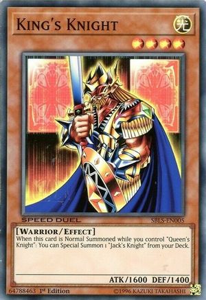 King's Knight (SBLS-EN005) - Speed Duel: Arena of Lost Souls 1st Edition