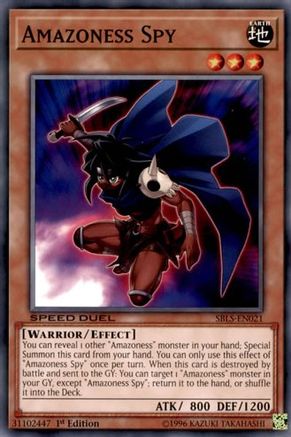 Amazoness Spy (SBLS-EN021) - Speed Duel: Arena of Lost Souls 1st Edition