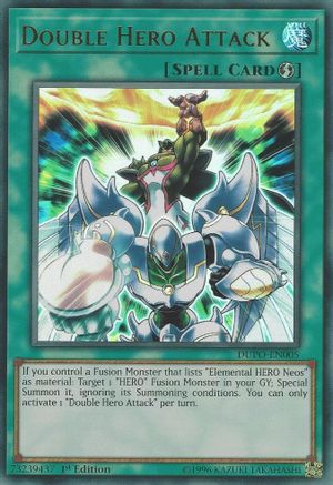 Double Hero Attack (DUPO-EN005) - Duel Power Unlimited