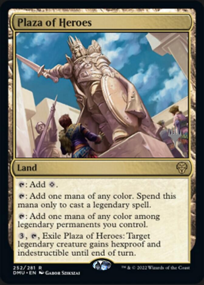 Plaza of Heroes (Promo Pack) [Dominaria United Promos] | The CG Realm