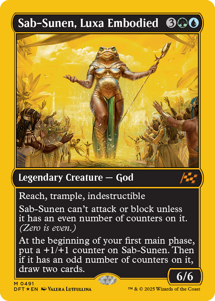 Sab-Sunen, Luxa Embodied (First-Place Foil) [Aetherdrift] | The CG Realm