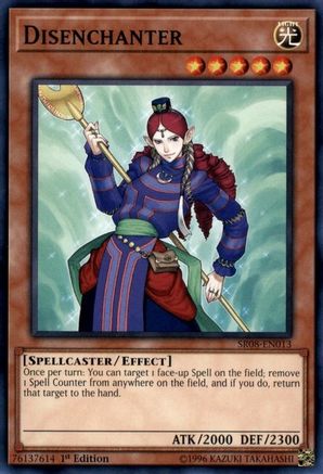 Disenchanter (SR08-EN013) - Structure Deck: Order of the Spellcasters 1st Edition