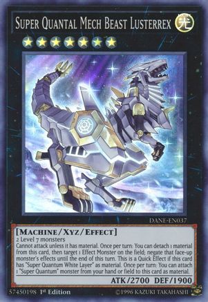 Super Quantal Mech Beast Lusterrex (DANE-EN037) - Dark Neostorm Unlimited