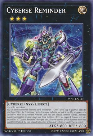Cyberse Reminder (DANE-EN040) - Dark Neostorm Unlimited