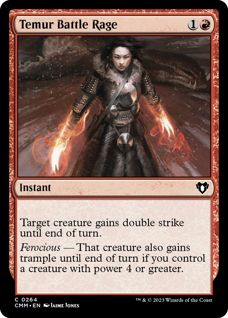 Temur Battle Rage [Commander Masters] | The CG Realm