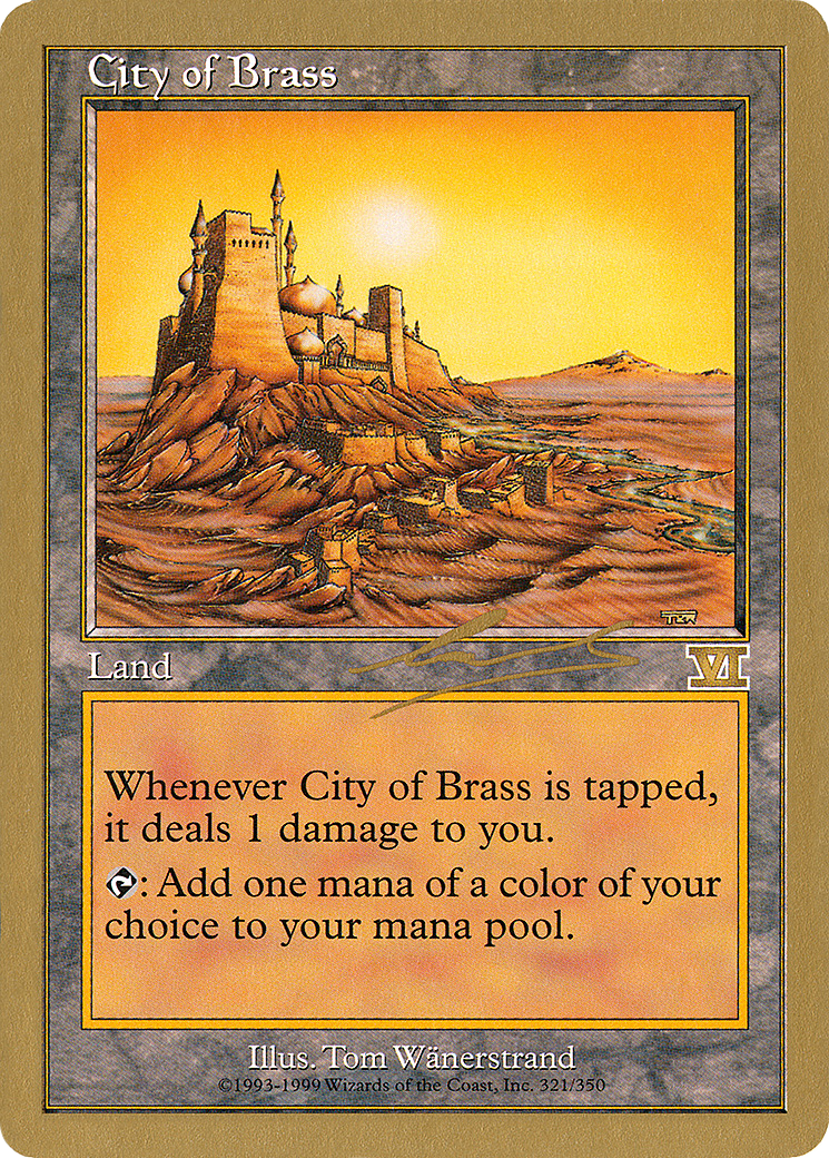 City of Brass - 2000 Nicolas Labarre (6ED) (WCD-) - World Championship Decks 2000