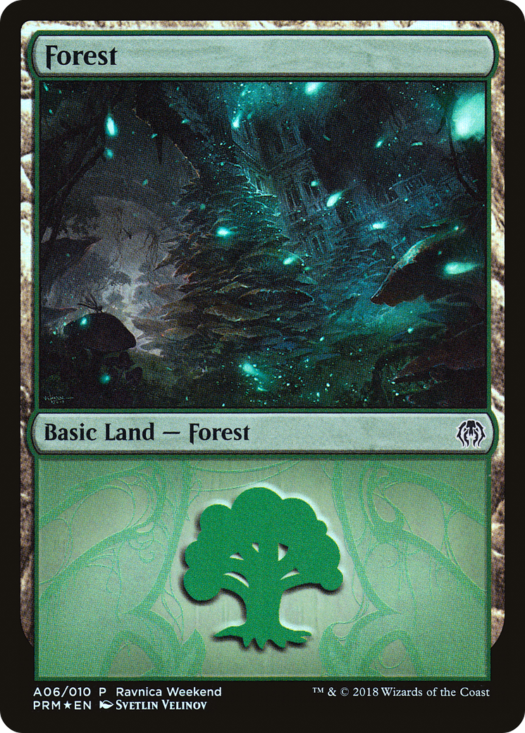 Forest - Golgari (A06) (LARP-006) - GRN Ravnica Weekend Foil