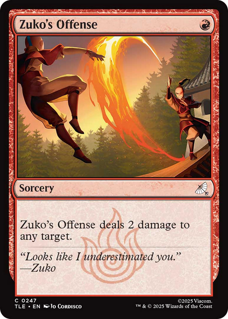 Zuko's Offense [Avatar: The Last Airbender: Eternal-Legal] | The CG Realm
