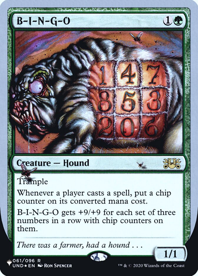 B-I-N-G-O (Unfinity Foil Edition) [The List] | The CG Realm