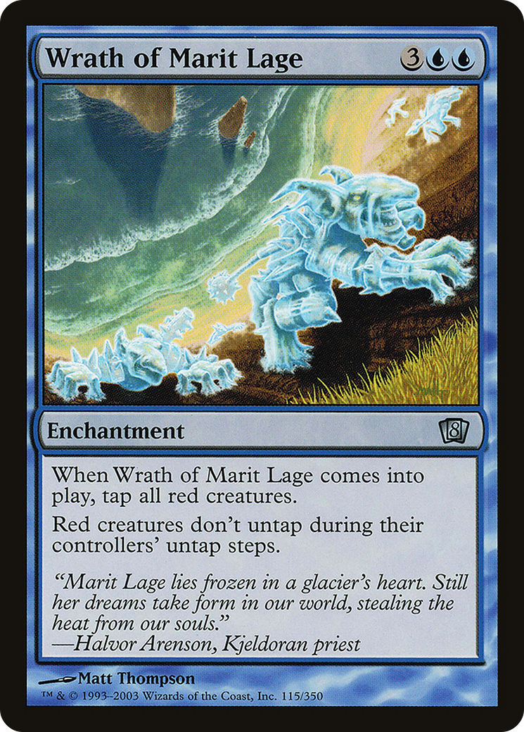 Wrath of Marit Lage (8ED-115) - 8th Edition