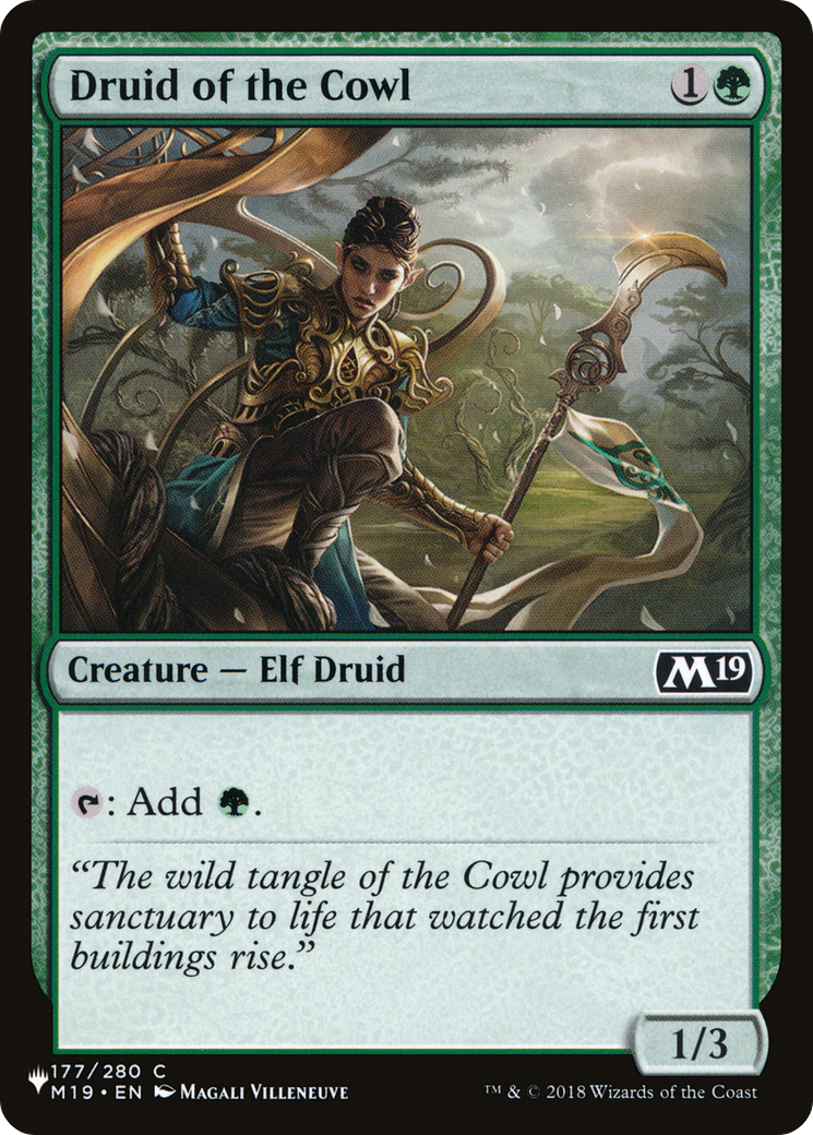 Druid of the Cowl [The List] | The CG Realm