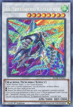 Hi-Speedroid Kitedrake (BLHR-EN044) - Battles of Legend: Hero's Revenge 1st Edition