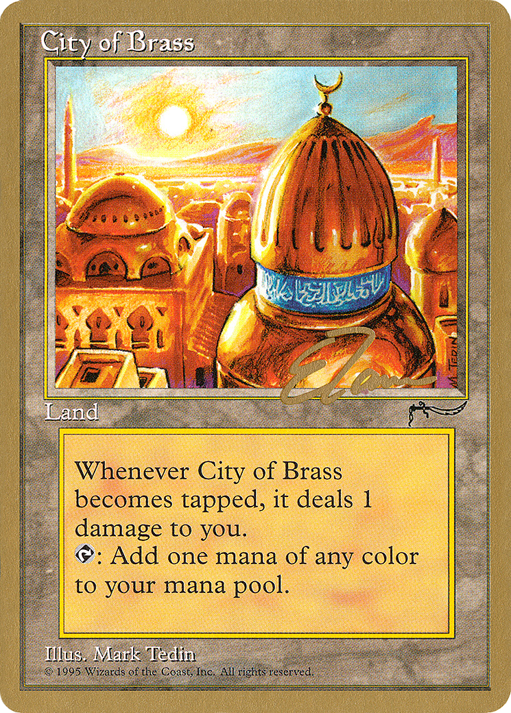 City of Brass - 1996 Eric Tam (ARN) (WCD-) - Pro Tour Collector Set