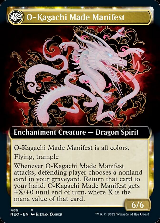 The Kami War (Extended Art) (NEO-489) - Kamigawa: Neon Dynasty: (Extended Art, fandfc, enchantment)