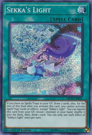 Sekka's Light (MP19-EN041) - 2019 Gold Sarcophagus Tin Mega Pack Unlimited