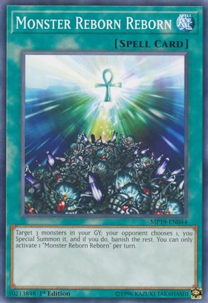 Monster Reborn Reborn (MP19-EN044) - 2019 Gold Sarcophagus Tin Mega Pack Unlimited