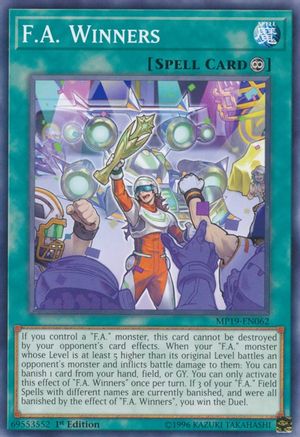 F.A. Winners (MP19-EN062) - 2019 Gold Sarcophagus Tin Mega Pack Unlimited