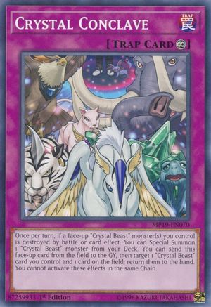 Crystal Conclave (MP19-EN070) - 2019 Gold Sarcophagus Tin Mega Pack Unlimited