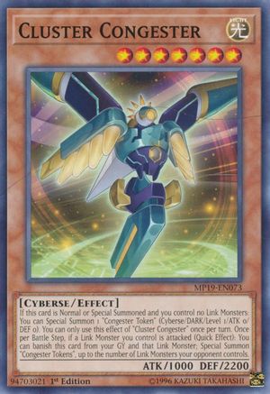 Cluster Congester (MP19-EN073) - 2019 Gold Sarcophagus Tin Mega Pack Unlimited