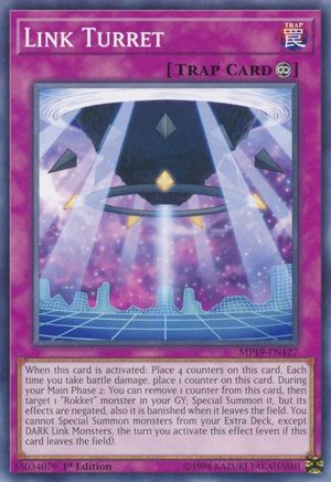 Link Turret (MP19-EN127) - 2019 Gold Sarcophagus Tin Mega Pack Unlimited