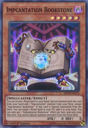 Impcantation Bookstone (MP19-EN172) - 2019 Gold Sarcophagus Tin Mega Pack Unlimited