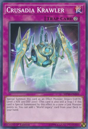 Crusadia Krawler (MP19-EN209) - 2019 Gold Sarcophagus Tin Mega Pack Unlimited