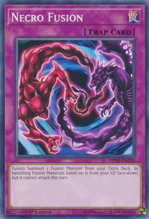 Necro Fusion (MP19-EN210) - 2019 Gold Sarcophagus Tin Mega Pack Unlimited