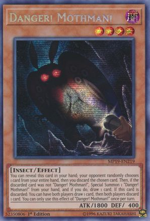 Danger! Mothman! (MP19-EN219) - 2019 Gold Sarcophagus Tin Mega Pack Unlimited