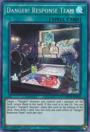 Danger! Response Team (MP19-EN221) - 2019 Gold Sarcophagus Tin Mega Pack Unlimited