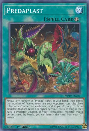 Predaplast (MP19-EN231) - 2019 Gold Sarcophagus Tin Mega Pack Unlimited