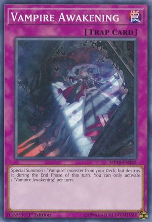 Vampire Awakening (MP19-EN242) - 2019 Gold Sarcophagus Tin Mega Pack Unlimited