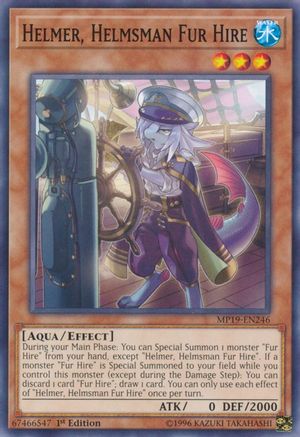 Helmer, Helmsman Fur Hire (MP19-EN246) - 2019 Gold Sarcophagus Tin Mega Pack Unlimited
