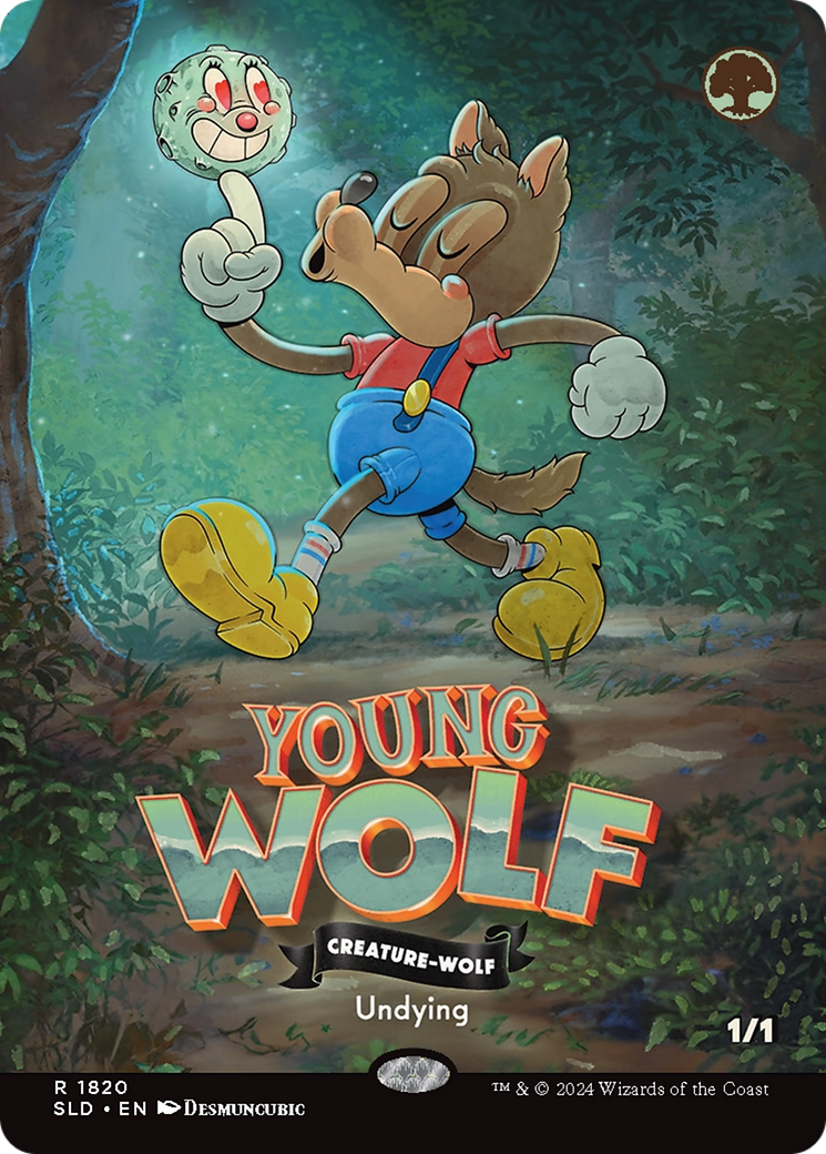 Young Wolf (Rainbow Foil) [Secret Lair Drop Series] | The CG Realm