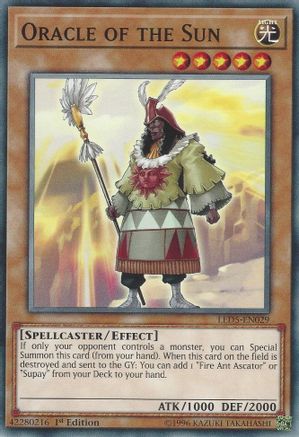 Oracle of the Sun (LED5-EN029) - Legendary Duelists: Immortal Destiny 1st Edition