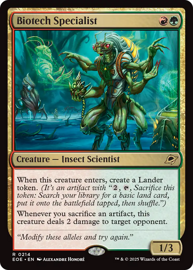 Biotech Specialist [Edge of Eternities] | The CG Realm