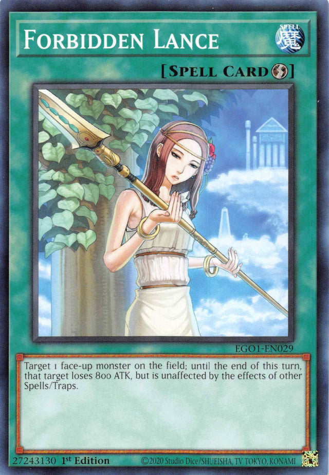 Forbidden Lance [EGO1-EN029] Common | The CG Realm