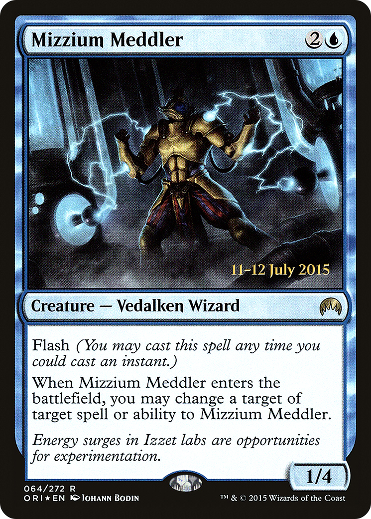 Mizzium Meddler (PRE-064) - Magic Origins Promos Foil
