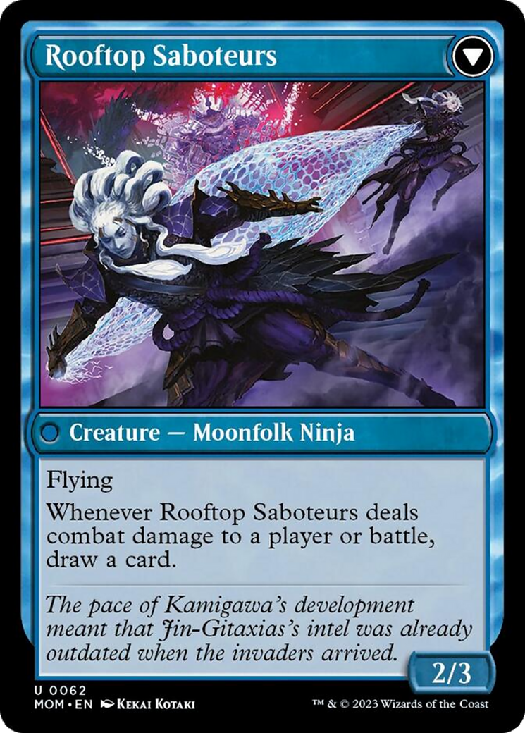 Invasion of Kamigawa // Rooftop Saboteurs [March of the Machine] | The CG Realm