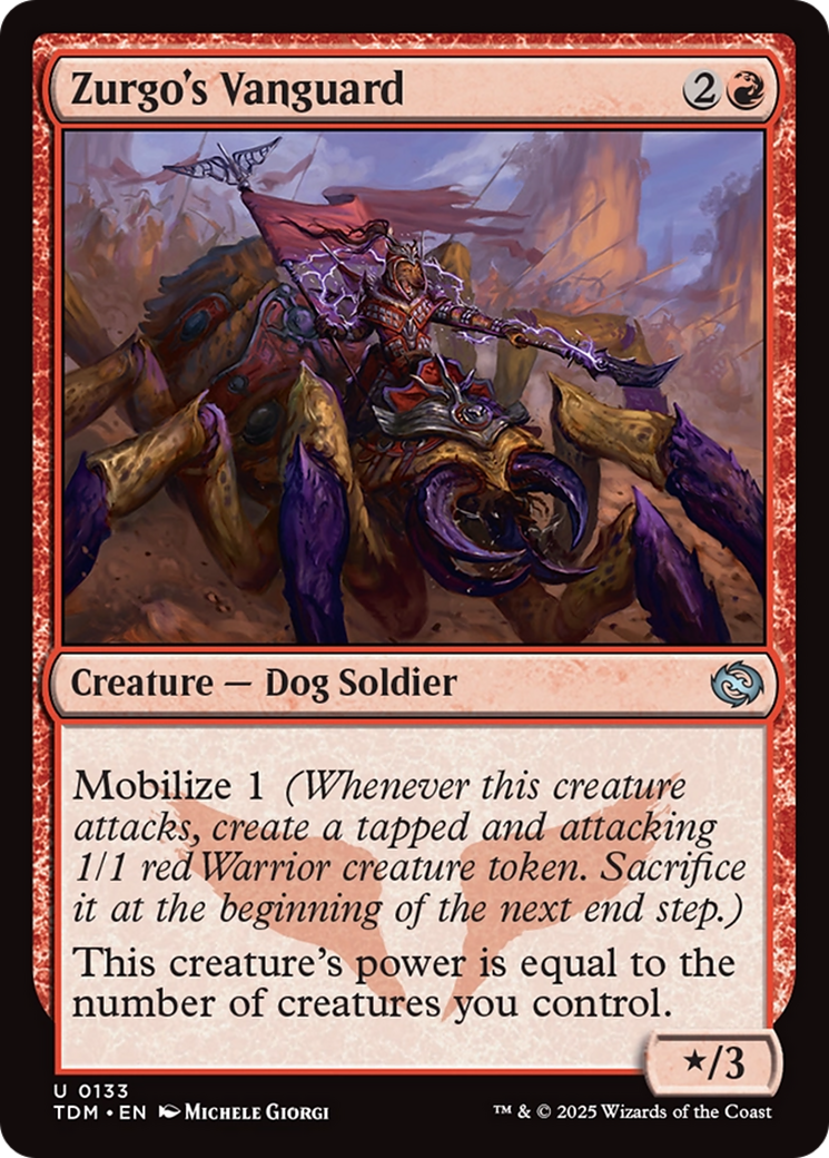Zurgo's Vanguard [Tarkir: Dragonstorm] | The CG Realm