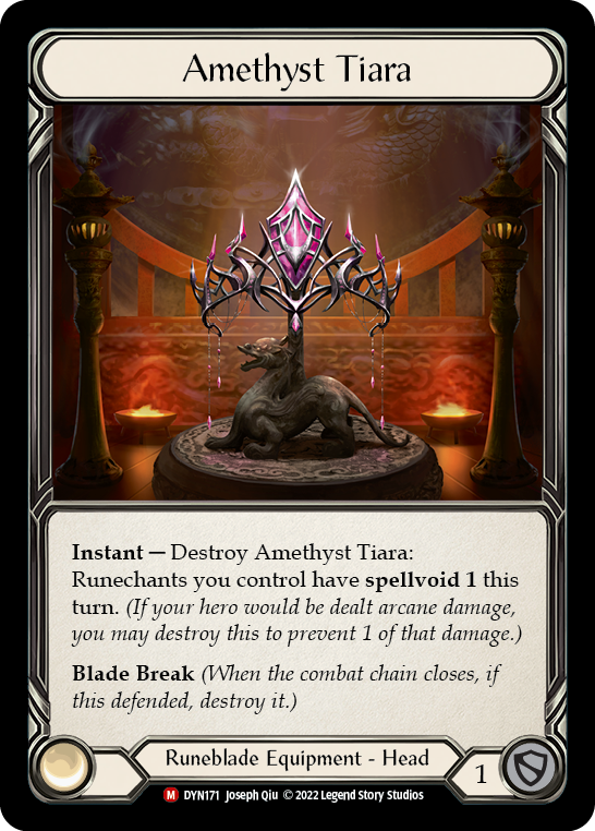 Amethyst Tiara [DYN171] (Dynasty)  Rainbow Foil | The CG Realm