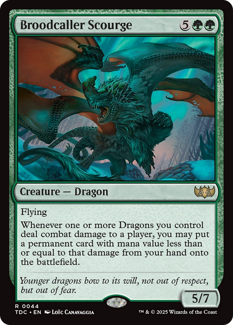 Broodcaller Scourge [Tarkir: Dragonstorm Commander] | The CG Realm