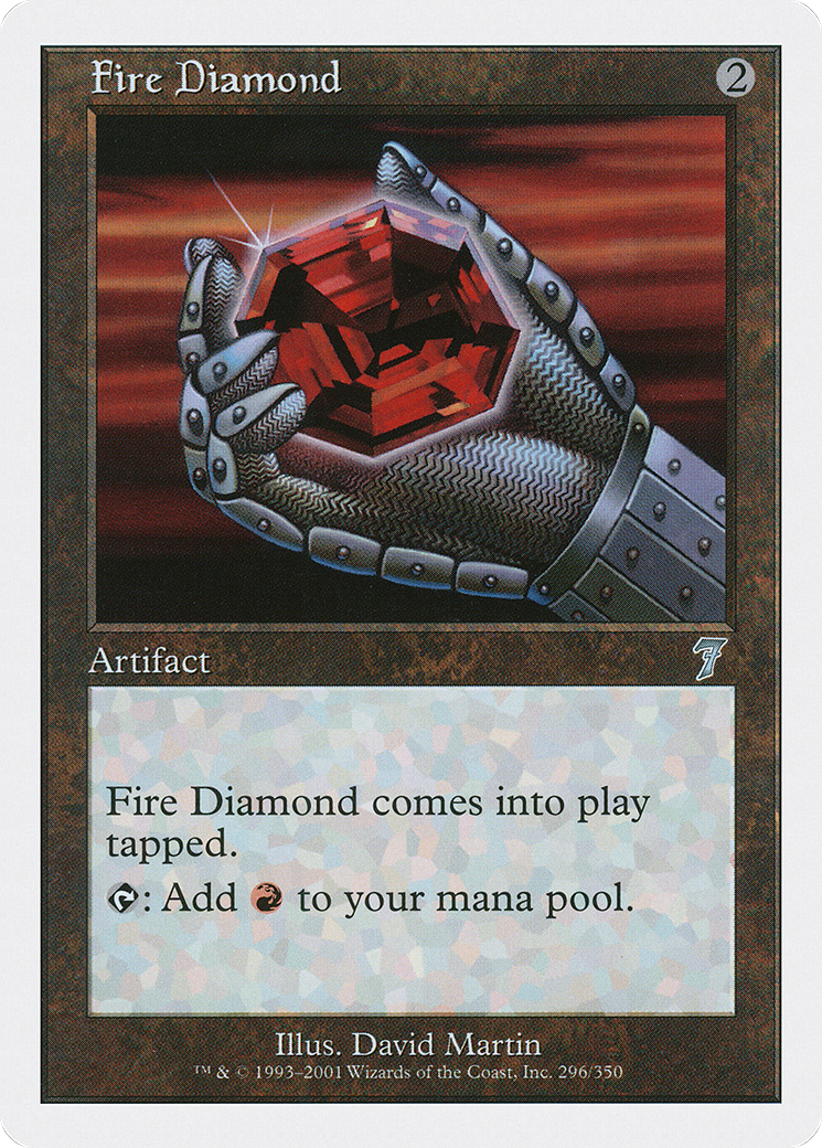 Fire Diamond (7ED-296) - 7th Edition Foil