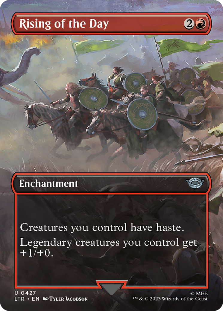 Rising of the Day (Borderless Alternate Art) [The Lord of the Rings: Tales of Middle-Earth] | The CG Realm