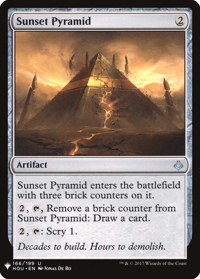 Sunset Pyramid [Mystery Booster] | The CG Realm