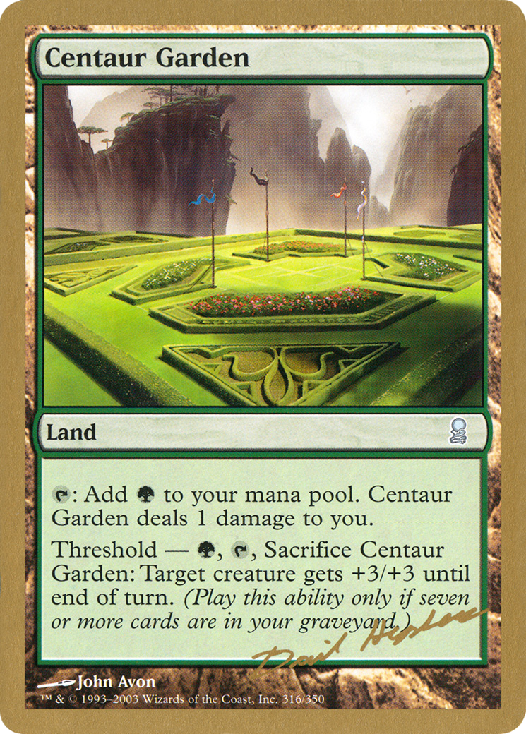 Centaur Garden - 2003 Dave Humpherys (ODY) (WCD-) - World Championship Decks 2003
